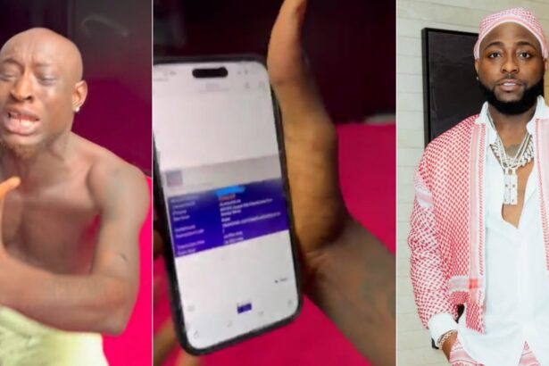 Carter Efe Celebrates As Davido Fulfills Promise Of Gifting Him N20 Million [Video]