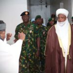 Army Chief Shaibu Visits Sultan Of Sokoto After US Air Strikes [Photos]