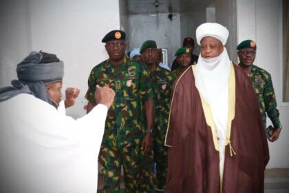 Army Chief Shaibu Visits Sultan Of Sokoto After US Air Strikes [Photos]