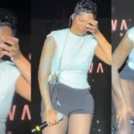 Watch The Moment Tiwa Savage Broke Down In Tears While Performing ‘Somebody’s Son’ [Video]