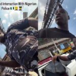 Nigerian Police Clash With Content Creator Speaking With American Accent In Benin [Video]