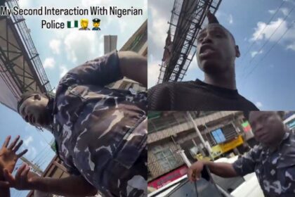 Nigerian Police Clash With Content Creator Speaking With American Accent In Benin [Video]
