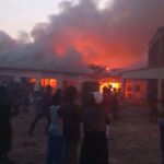 Properties Destroyed As Fire Razes Wukari LG Secretariat In Taraba