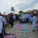Rivers Women Spray Wrappers On Road As Wike Arrives For Port Harcourt Event [Video]