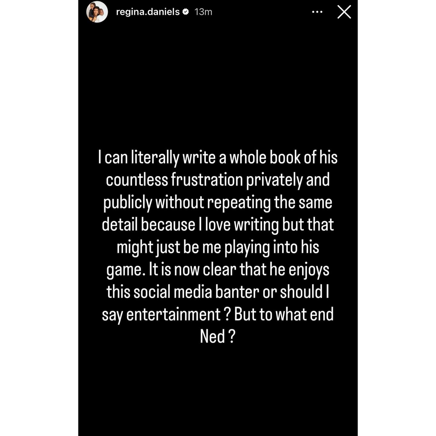 Regina Daniels Accuses Ned Nwoko Of Arresting Her Best Friend Over Alleged Theft