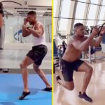 Anthony Joshua Returns To Training Weeks After Tragic Car Accident [Photos]