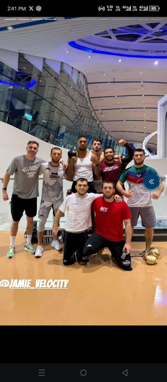 Anthony Joshua Returns To Training Weeks After Tragic Car Accident [Photos]