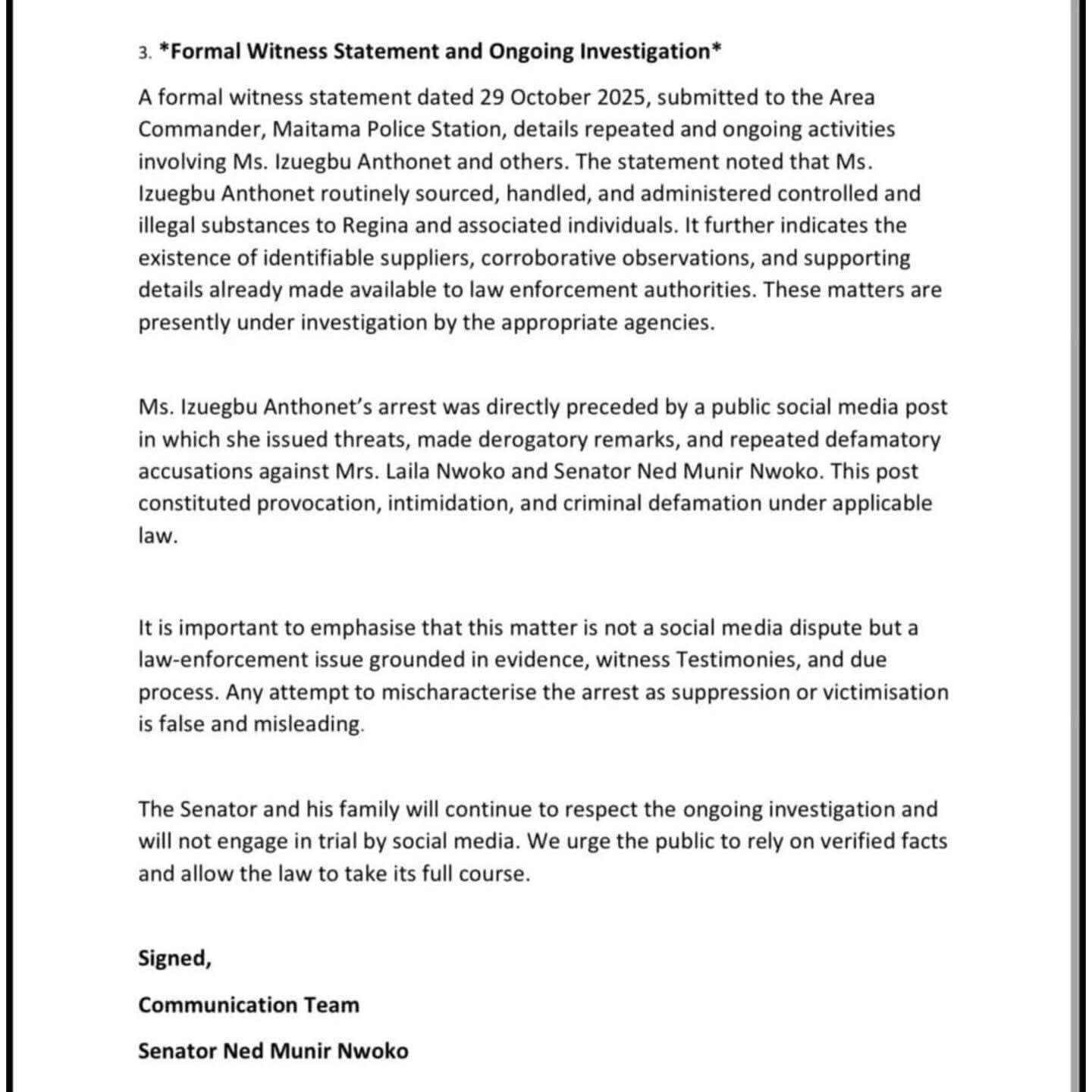 Regina Daniels' Friend Was Arrested For Killing My Unborn Child - Ned Nwoko 1