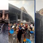 Residents Scoop Fuel As Tanker Overturns On Lagos Bridge [Video]