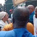 Gunshot As Protesting Contractors Block Finance Minister In Abuja