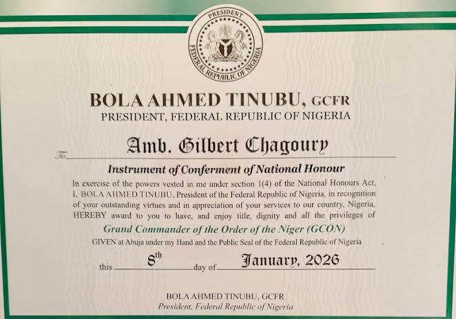 Why Tinubu Conferred GCON National Honour On Gilbert Chagoury - Presidency