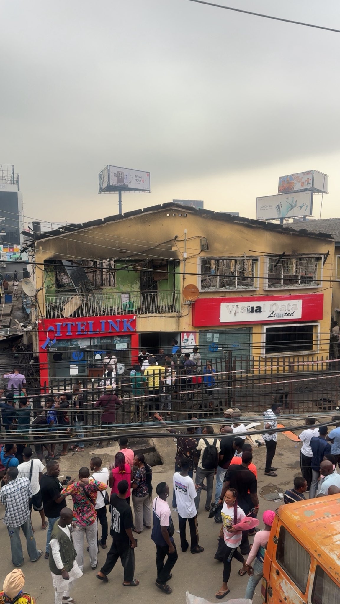 Fire Razes Computer Village In Lagos, Destroy Goods Worth Millions