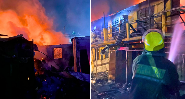 Fire Outbreak Destroys Shopping Complex In Lagos 1 Fire Outbreak Destroys Shopping Complex In Lagos