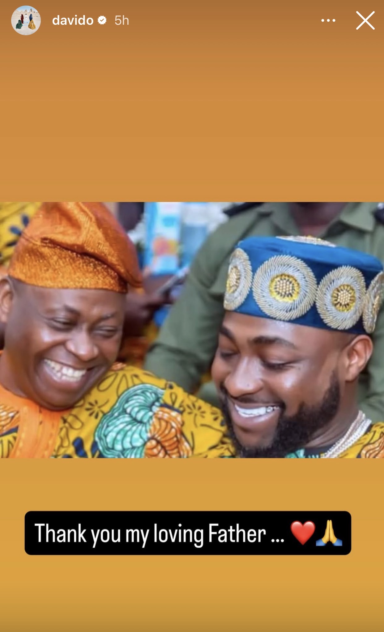 Davido Thanks Father For Publicly Supporting Him Amid Paternity Drama With Anu Adeleke