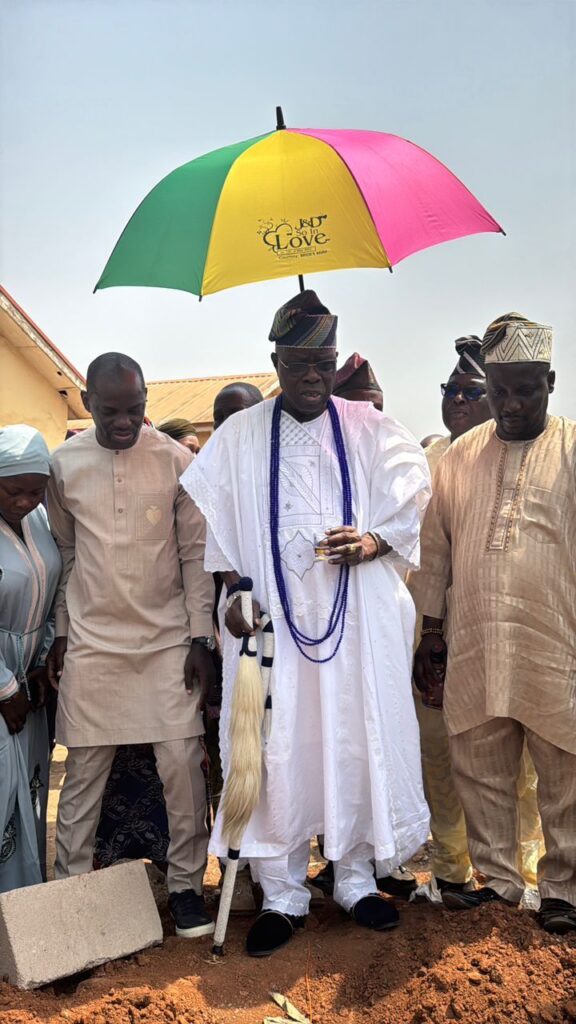 Dr. Ifetayo Adeniyi Lays Foundation for Solar-Powered Toilet at His Alma Mater, Sagamu High School<br> 1 Dr. Ifetayo Adeniyi Lays Foundation for Solar-Powered Toilet at His Alma Mater, Sagamu High School<br> 1