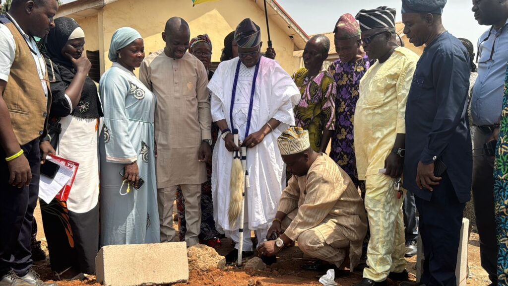 Dr. Ifetayo Adeniyi Lays Foundation for Solar-Powered Toilet at His Alma Mater, Sagamu High School<br> 2 Dr. Ifetayo Adeniyi Lays Foundation for Solar-Powered Toilet at His Alma Mater, Sagamu High School<br> 2