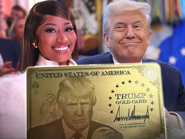 Nicki Minaj Flaunts Trump Gold Card She Received For Praising President