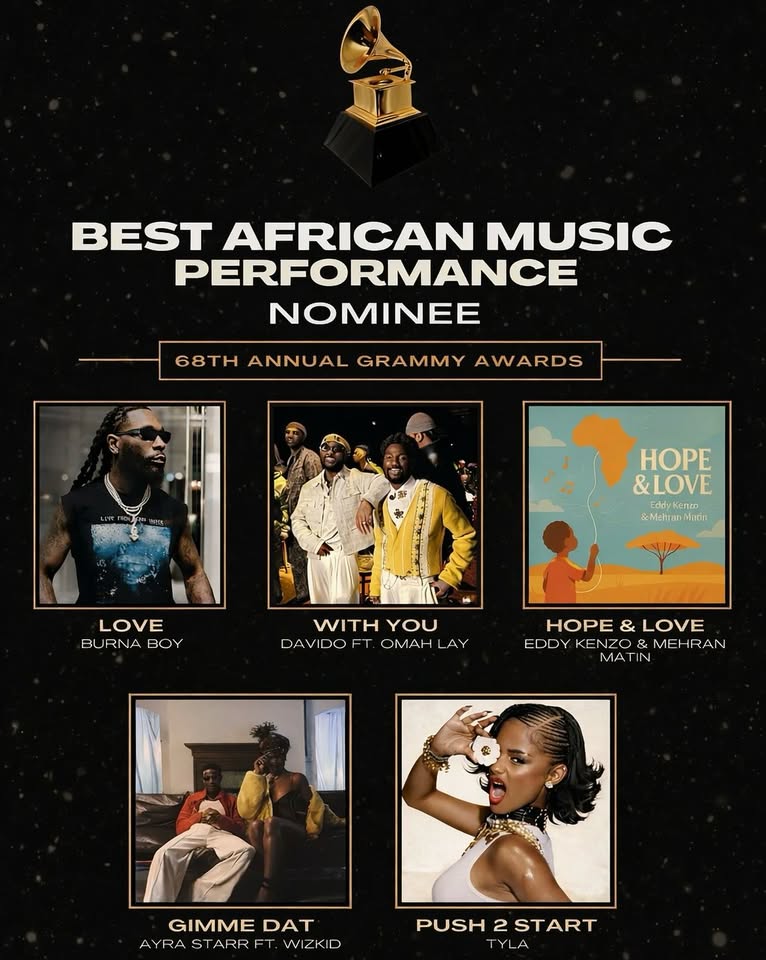Tyla Beats Davido, Burna Boy, Ayra Starr To Win Her Second Grammy Award 1