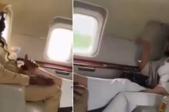 Senator Adams Oshiomhole Seen Giving Foot Massage to Lady On Private Jet [Video]