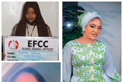 EFCC Arrests Actress Samha Inuwa For Wiping Her Nose With Naira Notes