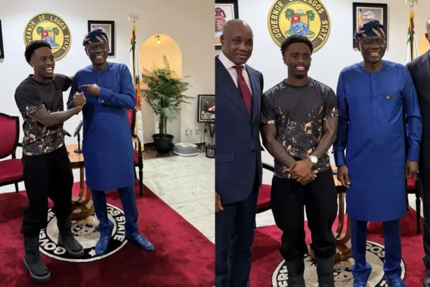 American Streamer Kai Cenat Returns To Lagos, Visits Governor Sanwo-Olu