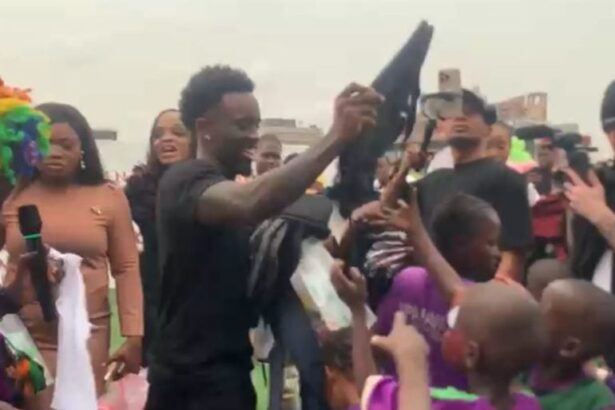 Kai Cenat Donates Books And School Bags To Children In Makoko [Video]