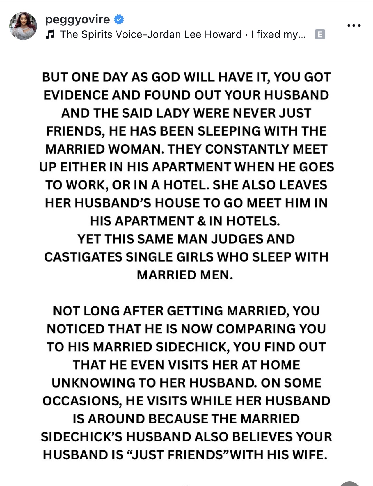 “What Will You Do If Your Husband Is Cheating With Married Woman?” - Peggy Ovire 