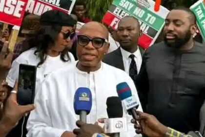 Rotimi Amaechi Reveals Why His Son Joined Him To Protest At National Assembly