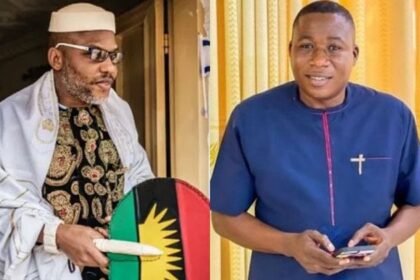 "Explore Dialogue And Mediation With FG" - Sunday Igboho Tells Nnamdi Kanu