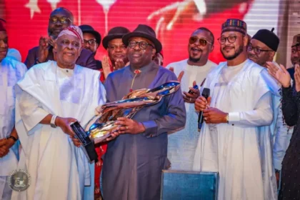 Fubara Dedicates Award To Wike, Says He Choose To Be Weak For Peace In Rivers