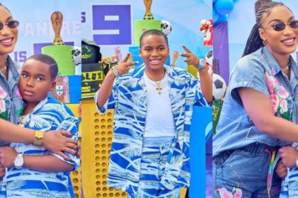 Tonto Dikeh Sends Heartwarming Valentine Message To Son Andre Churchill