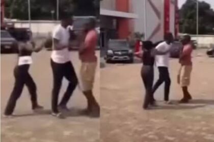 Drama As Two Men Fight Over Girlfriend At Lafia Mall On Valentines Day [Video]