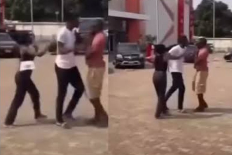 Drama As Two Men Fight Over Girlfriend At Lafia Mall On Valentines Day [Video]