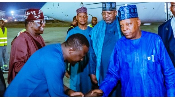 Kashim Shettima Returns To Abuja After Attending AU Summit In Ethiopia