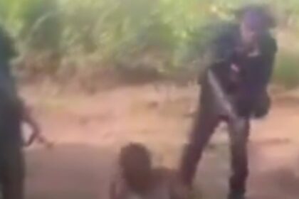 Terrorists Brutally Flogs NSCDC Officer After Kidnapping Him In Ekiti [Video]