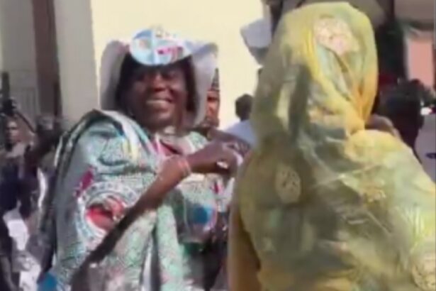APC Supporter Sprays Naira In Tinubu's Presence During Adamawa Visit [Video]