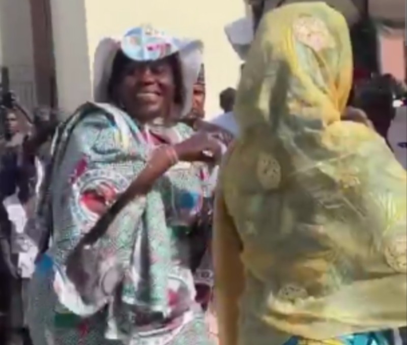APC Supporter Sprays Naira In Tinubu's Presence During Adamawa Visit [Video]