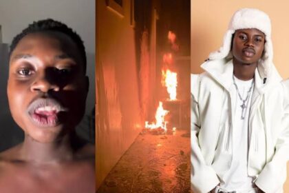 Generator Destroyed As Peller Escapes Fire At Lagos Mansion [Video]