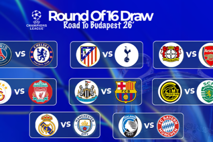 Real Madrid Face Man City, PSG Draw Chelsea In Champions League Last 16 [Full Fixtures]