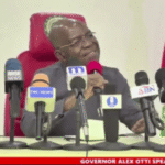 "Don't Be Stupid" - Governor Alex Otti Slams Journalist During Media Chat [Video]
