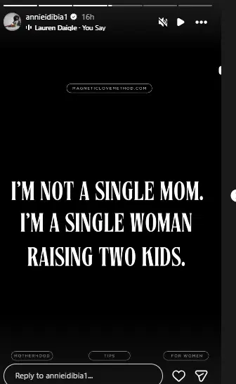 "I’m A Single Woman Raising Two Kids, Not A Single Mum" - Annie Idibia