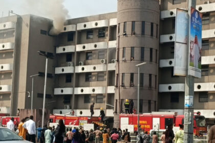 Fire Razes Federal Head Of Service Building In Abuja