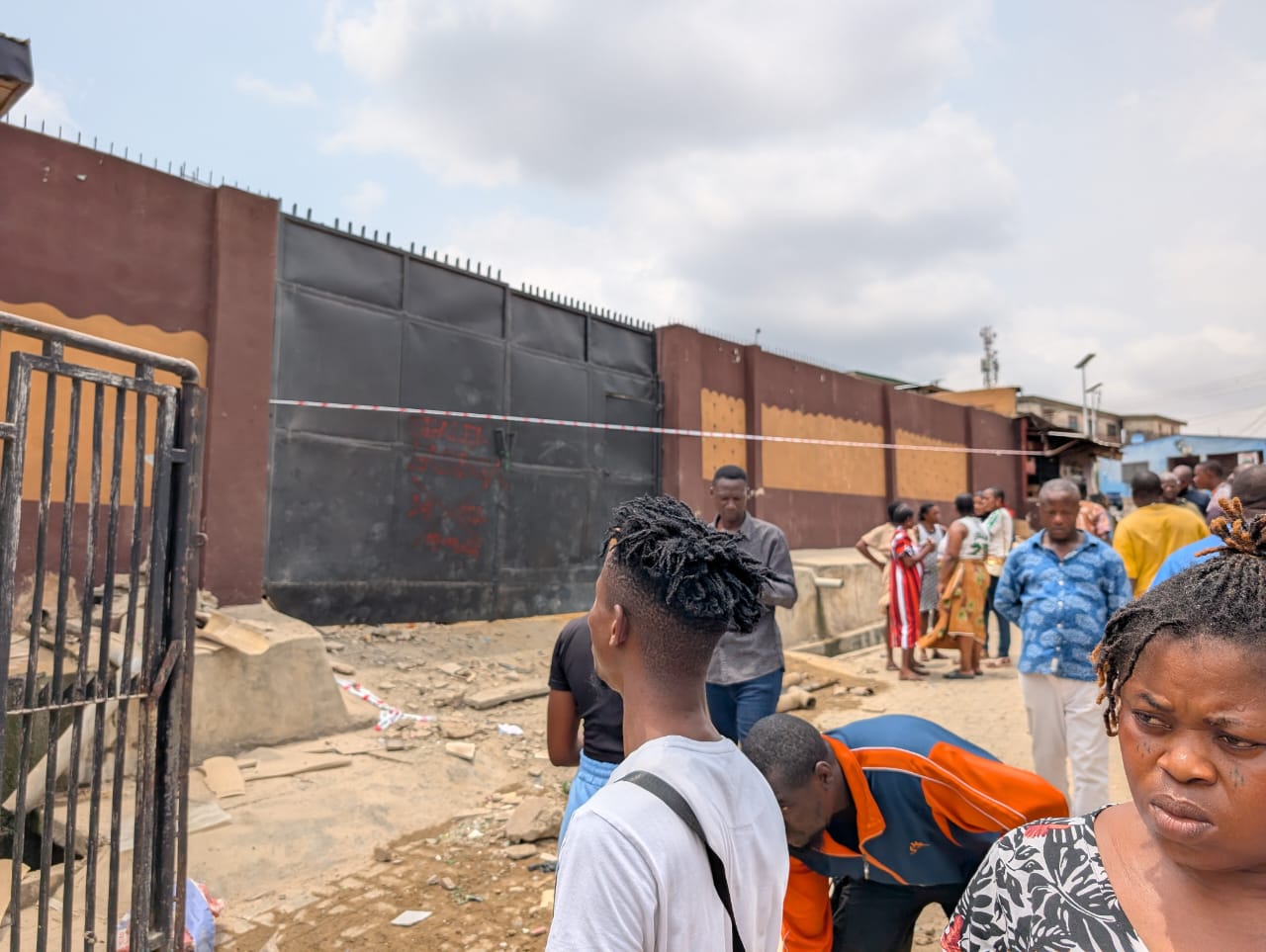 Students Escape Death As Four-Storey School Building Collapses In Lagos