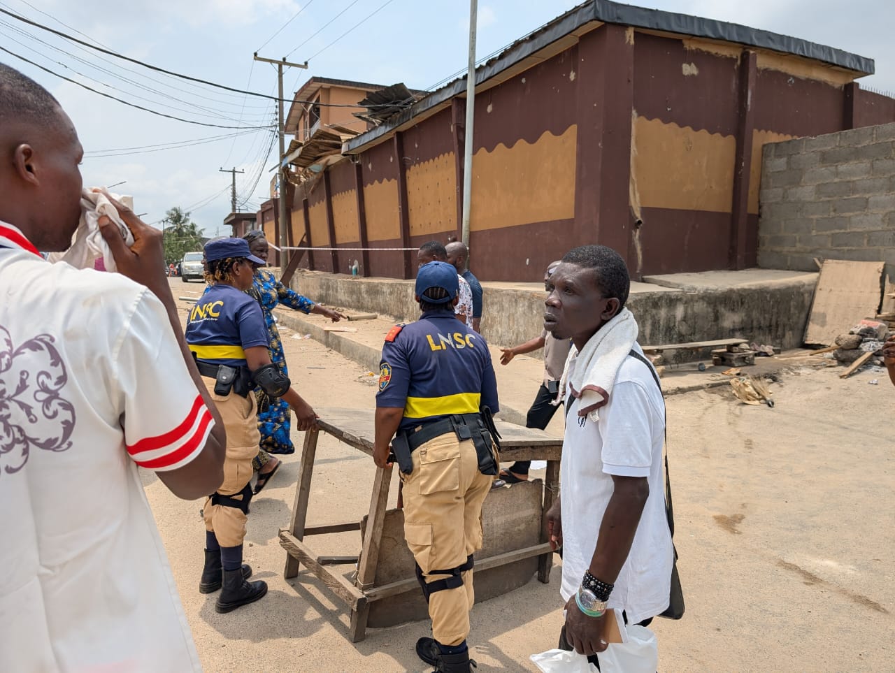 Students Escape Death As Four-Storey School Building Collapses In Lagos