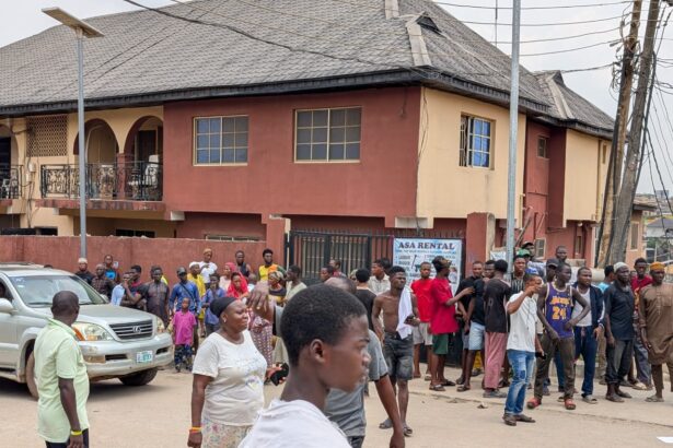 Students Escape Death As Four-Storey School Building Collapses In Lagos