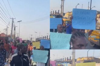 "No Light, No Life" - Lagos Residents Protest Over Lack Of Electricity Supply [Video]