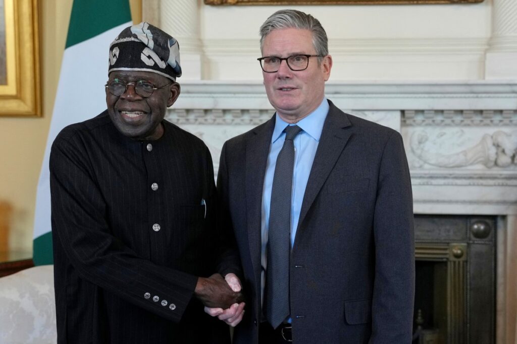 President Tinubu Meets UK Prime Minister Keir Starmer To Sign £746m Port Deal