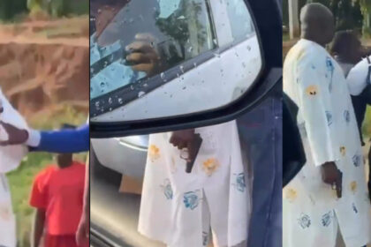Nigerian Man Pulls Gun On VIO Officers During Roadside Clash In Abuja [Video]