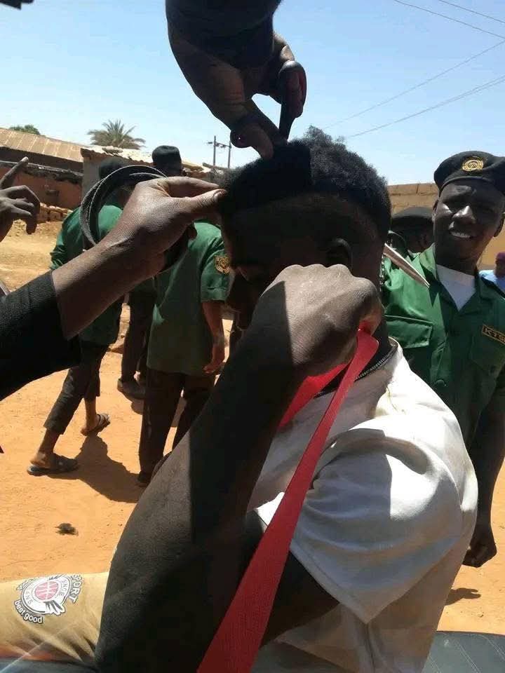 Hisbah Police Shave Youths' Hair In Katsina [Photos]