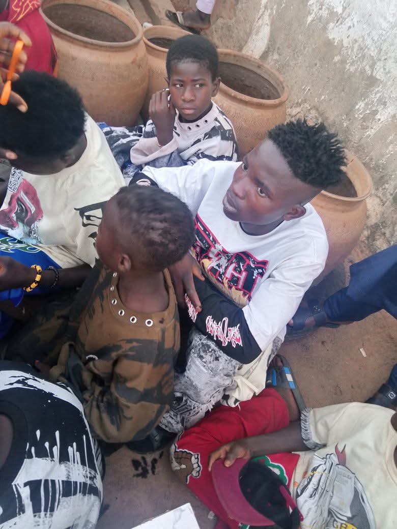 Hisbah Police Shave Youths' Hair In Katsina [Photos]